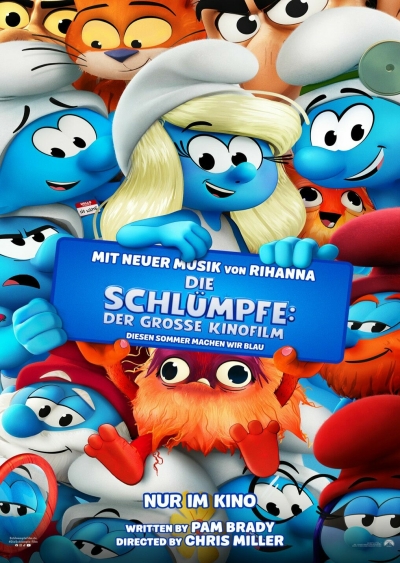 Filmplakat DIE SCHLÜMPFE: DER GROSSE KINOFILM 