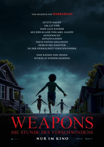 Filmplakat WEAPONS - DIE STUNDE DES VERSCHWINDENS 